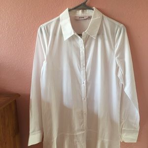 NWOT JustFab white dress